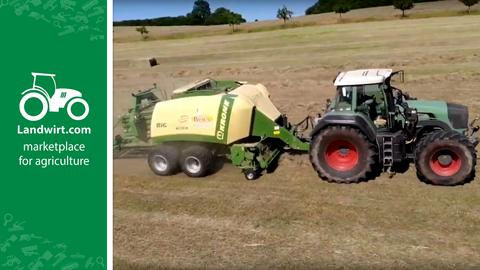 Fendt 930 Vario TMS/ Krone BigPack 1290 XC High Speed/Heu pressen