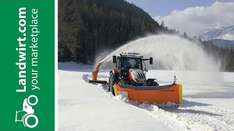 Schneefräse gebaut aus Mähwerkarm | landwirt.com