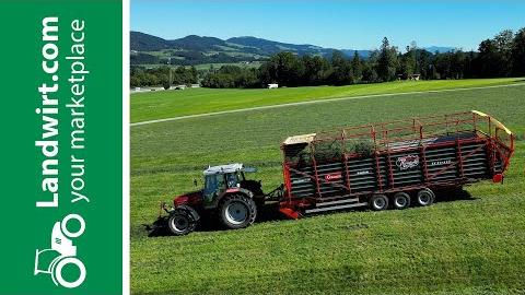 12 Meter langer Ladewagen für die Heuernte | landwirt.com
