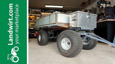 Selbst gebaut! Hydraulikkipper für das Grünlandservice | landwirt.com