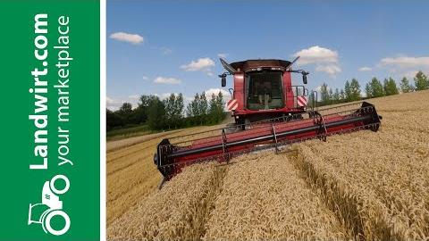 Selbstgebauter Hangausgleich: Dreschen ohne Schieflage | landwirt.com