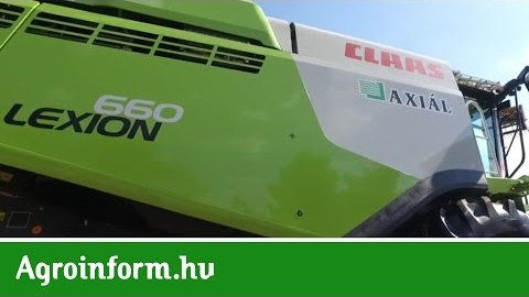 Az új Claas Lexion 660 - Bábolnai Nagydíjas